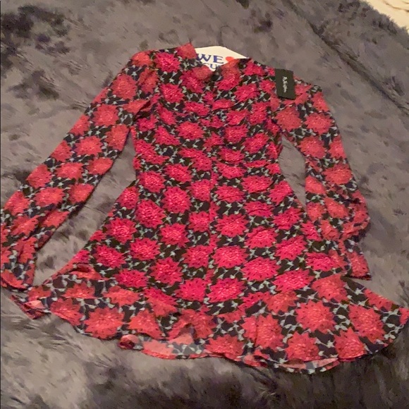 NWT For Love and Lemons Clover Mini Dress - Picture 5 of 6